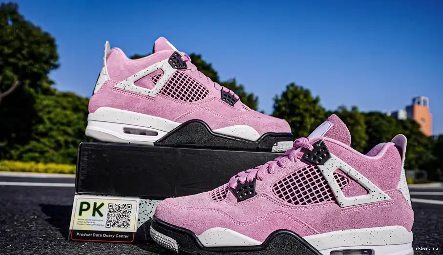 Jordan TO 4 READY PK RETAIL SHIP “Orchid” Air MATERIALS Jordan GOD 0504